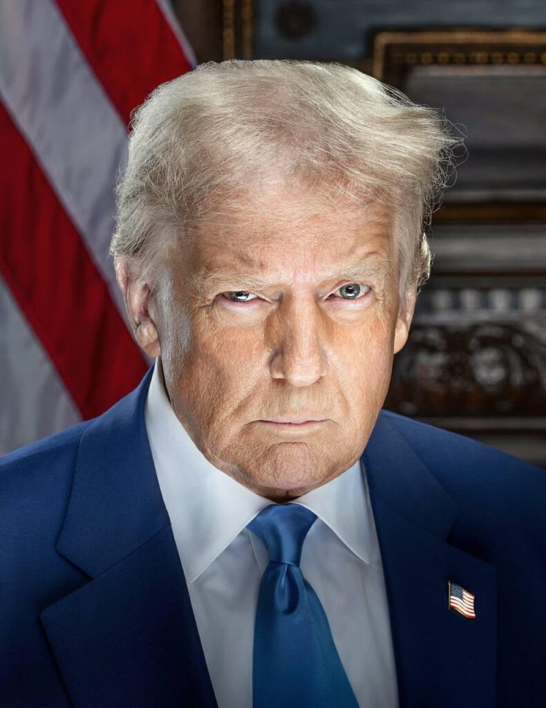 OFFICIAL INAUGURATION PORTRAIT FOR PRESIDENT DONALD J TRUMP